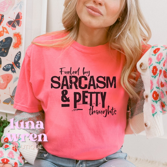 SARCASM & PETTY THOUGHTS - BLACK